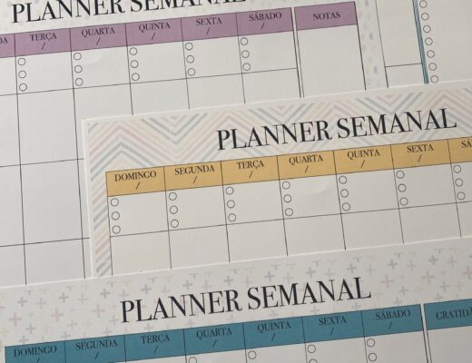plannes semanais para imprimir