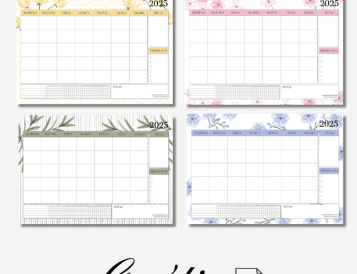 planner para imprimir grátis